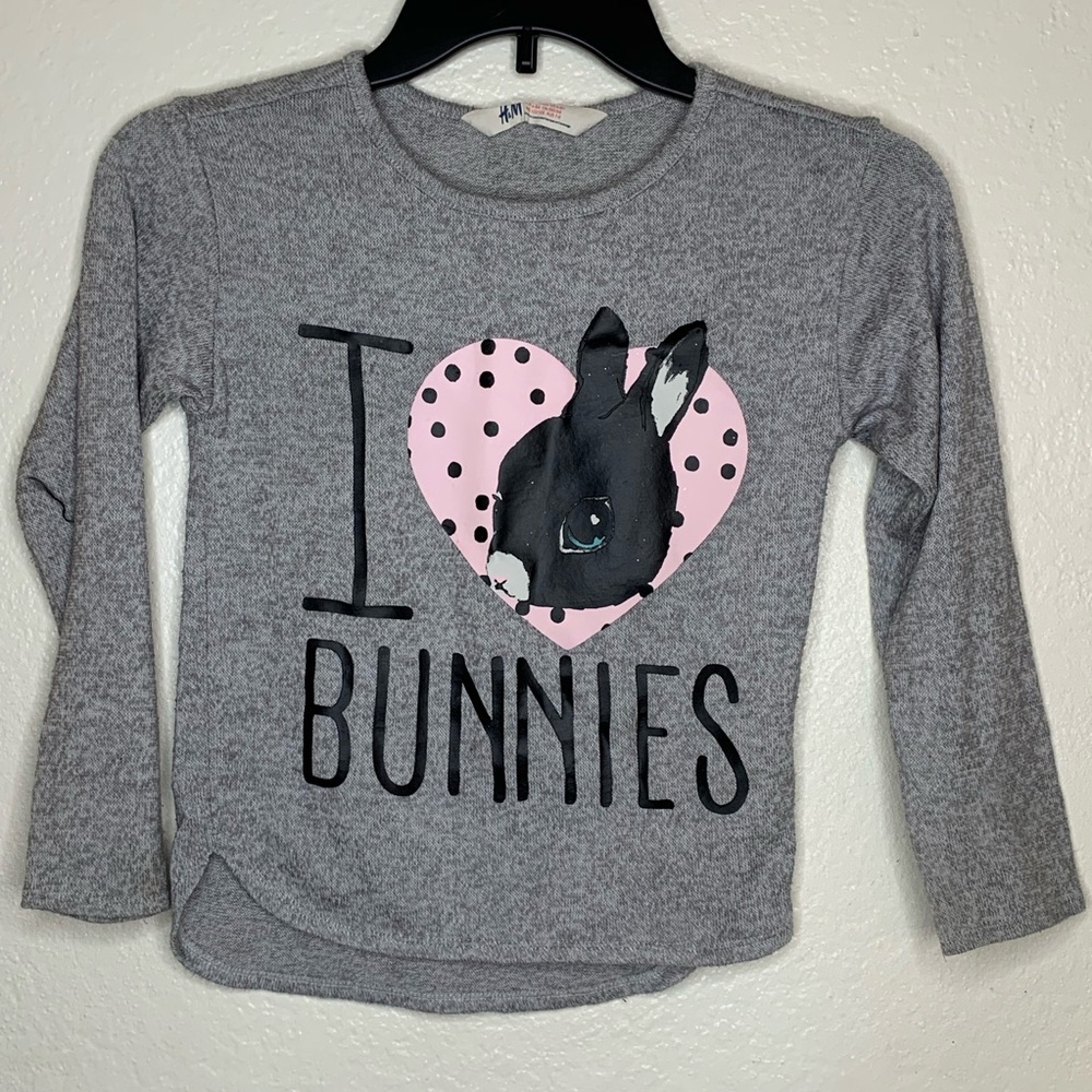 H&M Black Bunny Light Sweater